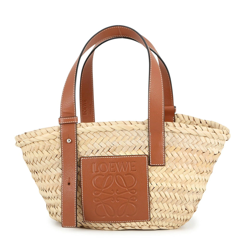 Loewe Handbag basket bag raffia leather